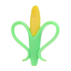 LERVANLA – anneau de dentition en Silicone pour bébé, jouet pour nouveau né, maïs, pêche, fruits, bâton molaire 