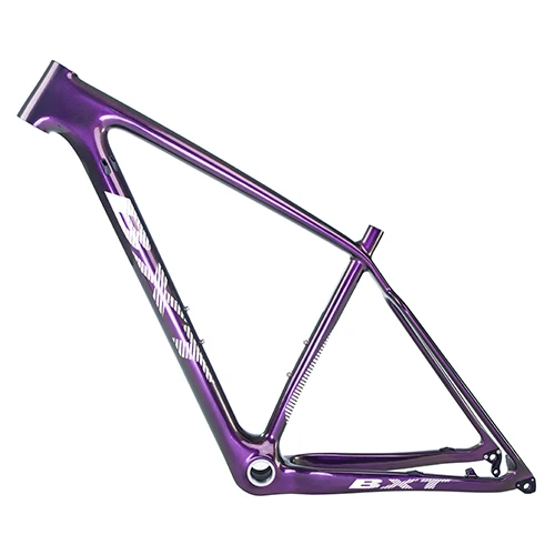 Рама карбоновая для горного велосипеда 29er BSA; Углерод MTB велосипед 142/148*12 мм Boost max fit 2,3 шины для горного велосипеда - Цвет: chameleon purple