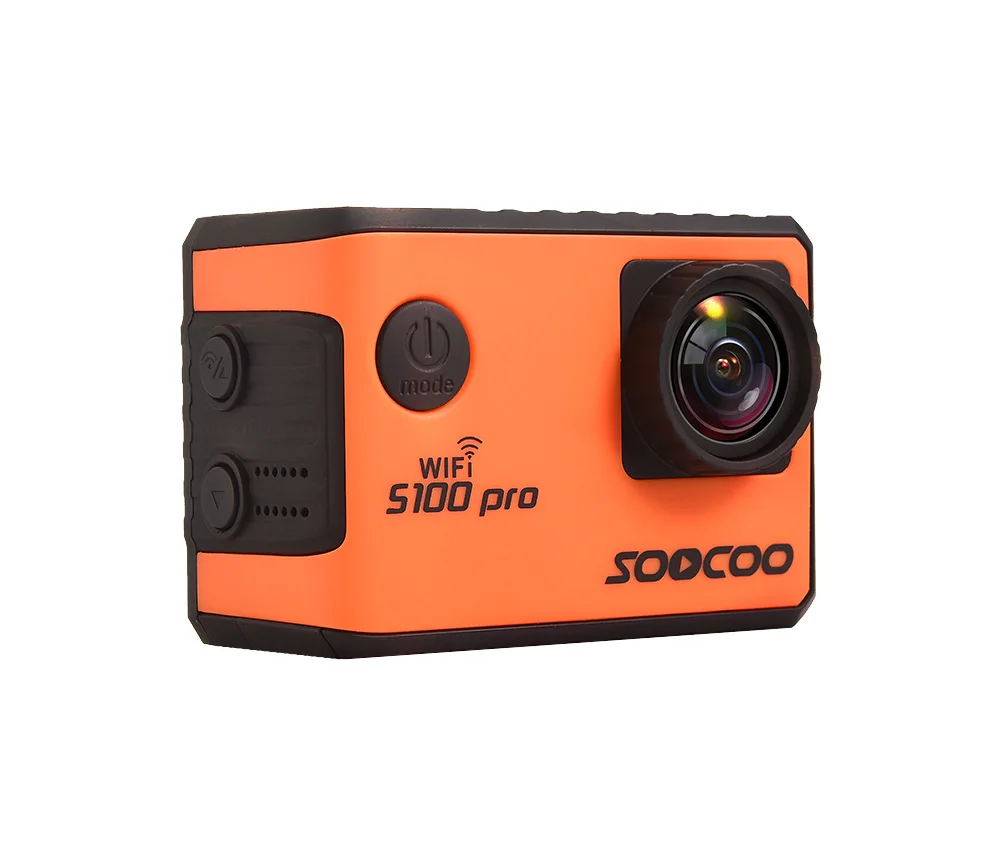 Vitality Orange Youtube Hot SOOCOO S100 Pro Voice Control wifi 4K Экшн-камера 2,0 сенсорный экран с гироскопом и пультом дистанционного управления 20MP s100pro - Цвет: Vitality Orange