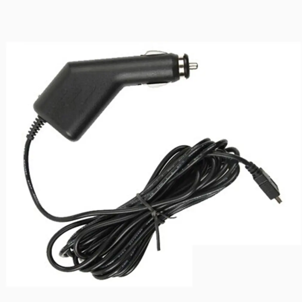 1.5A выход DC 5 в мини USB Автомобильное зарядное устройство адаптер кабель шнур для gps тахограф телефон автомобильное зарядное устройство авто аксессуары