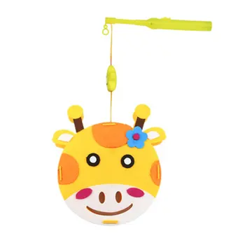 

Children'S Portable Lantern Mid-Autumn Festival Cartoon Music Lantern Handmade Diy Non-Woven Material Package