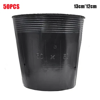 

50/100pcs Plastic Seedlings Starter Pot Plants Nursery Pots for Germination Seedling DTT88