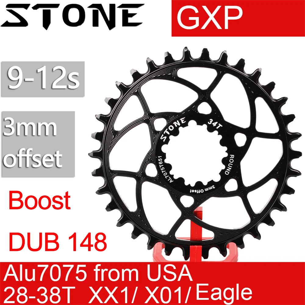 Кольцо для зубного велосипеда круглое sram GXP 3 мм X9 X0 XX1 X01 Tooth 30 32 34 36 38 T мм|Шатун и