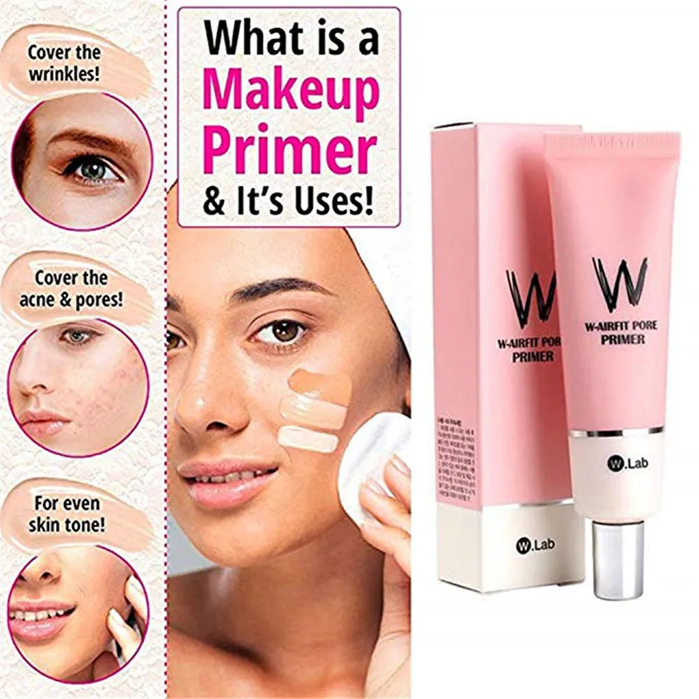

Facial Primer Base Makeup For AirFit Pore Primer Hole Primer Face Brighten Smooth Skin Invisible Pores Large Pores Perfect Cover