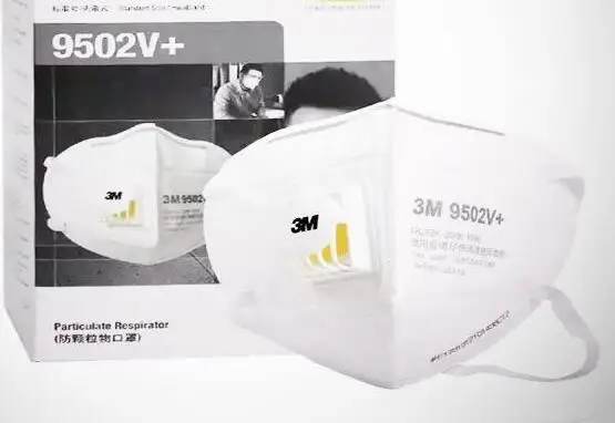 

10 Pcs 3M KN95 N95 Mask FFP3 Face Mask 9502V+ 9002 With Valve Anti Dust Protective Dustproof PM2.5 Mask mascherine Anti Flu