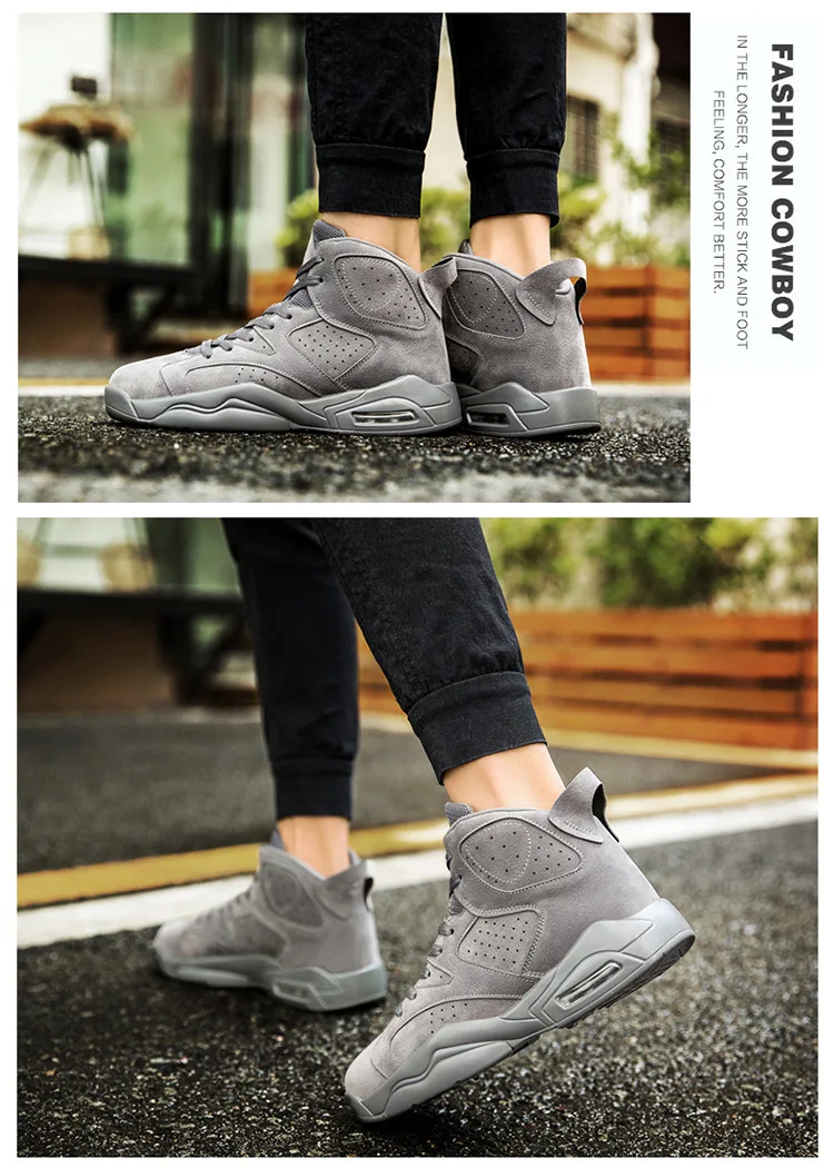 Air Cushion Jordan Basketball Shoes Men Breathable High-top Sports Hombre Athletic Mens Shoes Comfortable Adult Sneakers Man
