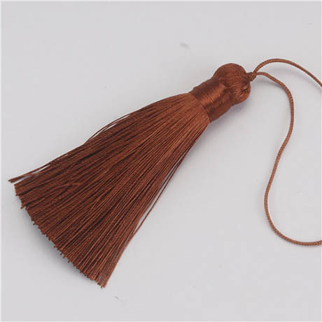 8cm Silk Tassel Pendant Accessories for Jewelry Making Satin Tassel Fringe Trim DIY Earrings Handmade Crafts Findings