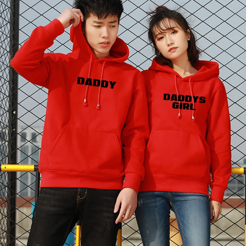 Толстовка Daddys с капюшоном для девушек женские и мужские свитшоты Модные осенние