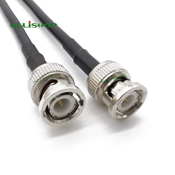 

50CM RF Cable Assembly BNC Male To BNC Male Pigtail Cable RG58 For External Pigtail BNC Cable for monitor camera
