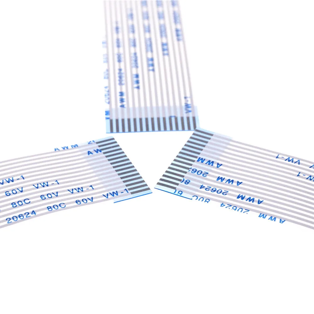 

100pcs Flexible Flat Cable FFC 15 PIN 1.25 mm pitch Same directions 60 100 150 200 300 mm Length Type A Forward Isotropy