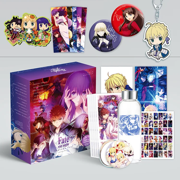 Fate Stay Night Heavens Feel большая подарочная коробка игрушка саблей Тосака Рин наклейка