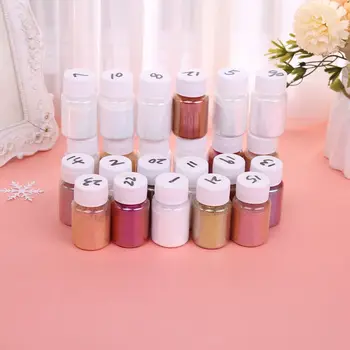 

Color Changing Pearlescent Mica Powder UV Resin Glue DIY Jewelry Crafts Making M0XB