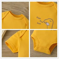 2023 5PCS/Lot Baby Bodysuits 100% Cotton Newborn Baby Boys Clothes Short Sleeve Baby Girls Clothes 0-24M Baby Clothing Jumpsuits 6