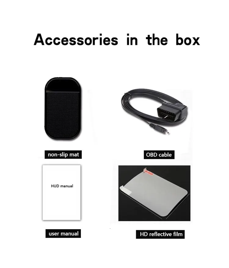 Newest Best Sell Car projector Speedometer OBD2/OBDII 3.5 inch Car HUD A200 Car Head Up Display HUD