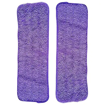 

2 Mop Cloth Cover Microfibre Mops for Floor Wash Broom Pack Replacement warranty valid for Washable Life Floor Cleaning Wip