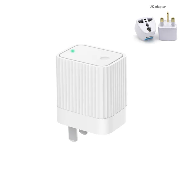 Add UK Adapter mi jia Cleargrass Bluetooth/wifi-шлюз концентратор Работает с приложением mi home Sub-dement сенсор шлюз для Xiao mi умный дом - Цвет: Add UK Adapter