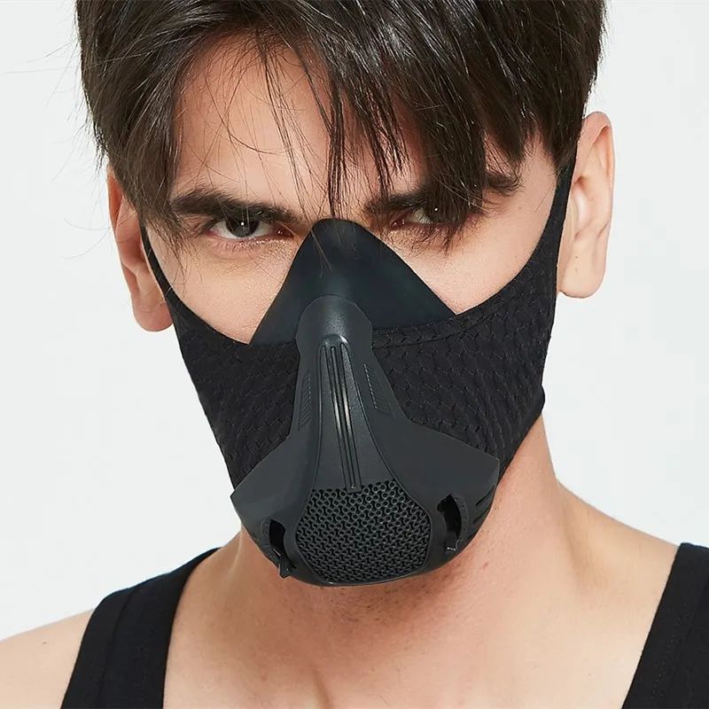 Тренировочная Спортивная маска 4 0 style black тренировочная на высокой высоте