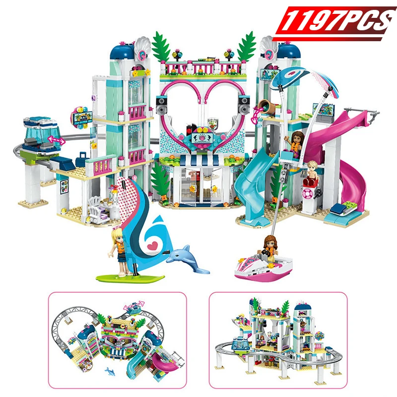 

2020 New Girls Heartlake City Resort Building Blocks Designer Friends Bricks Educational Toys for Girls