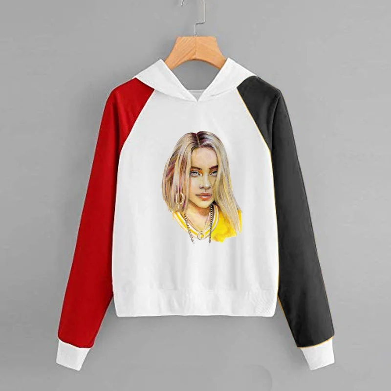 Billie Eilish, толстовка для мальчиков, куртка, пальто, комикс, мультфильм, американский рэпер, Billie Eilish, толстовка, для женщин, мужчин, хип-хоп, толстовки - Цвет: style 1