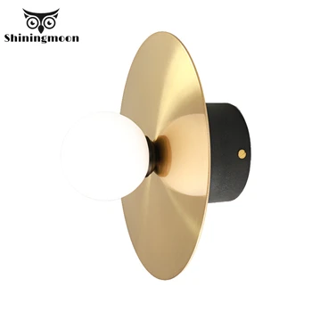 

Modern LED Gold Wall Lamps Led Indoor Sconce Lamp Corridor Bathroom Light Aluminum Wall Lights Outdoor Bedside Wall Vanity Light
