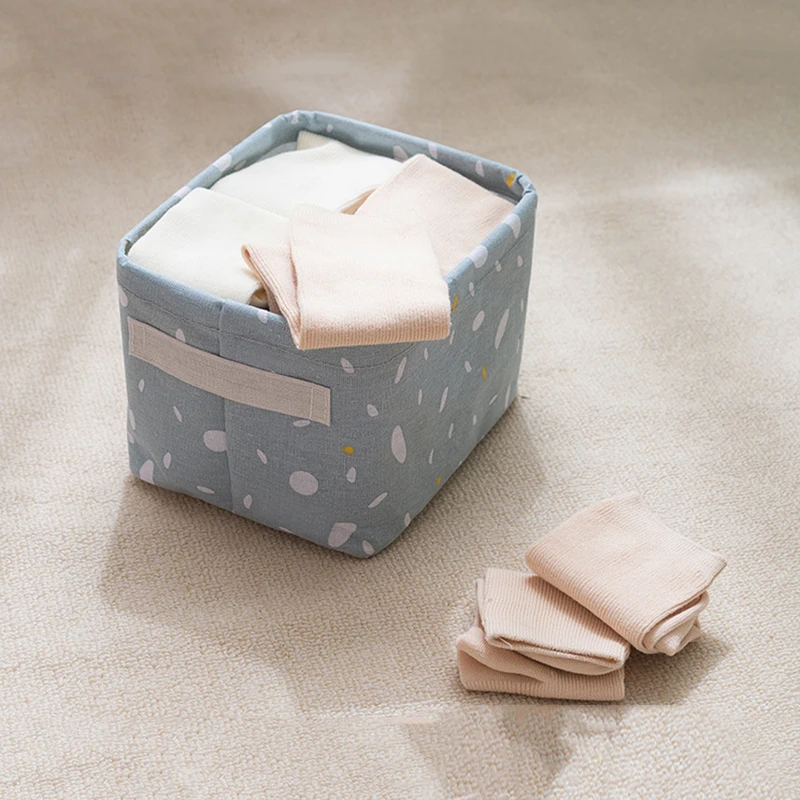 Водонепроницаемый корзина для хранения игрушек косметический Органайзер Кухня принадлежности для рабочего стола сумка из хлопка и льна тканевая корзина для белья предметы домашнего обихода