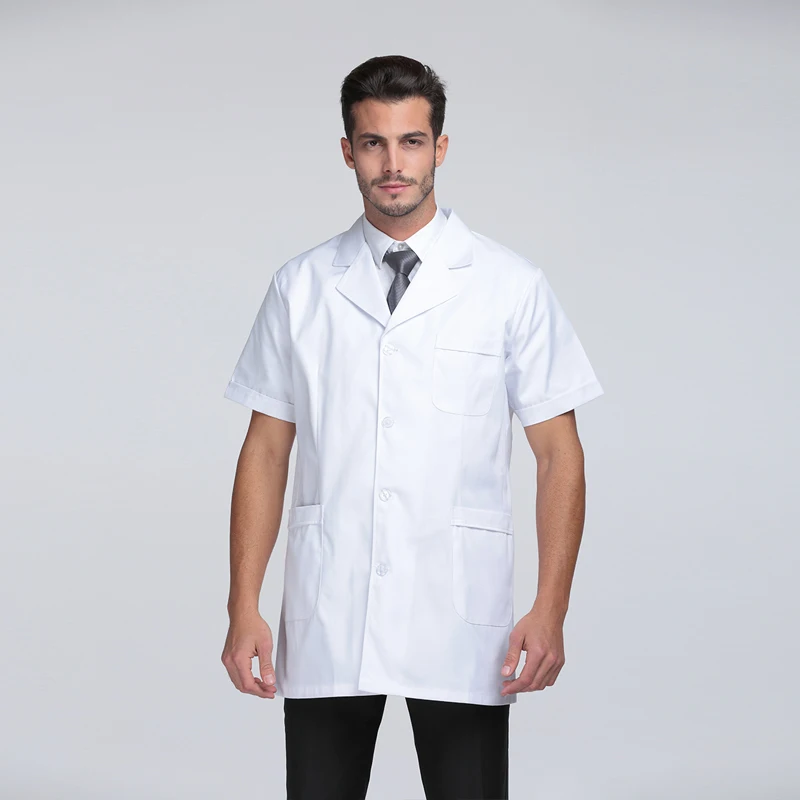 Unisex Medical Uniforms Clothes Spot white coats medical spa hospital gown lab coat nurse scrub uniform pharmacy veterinary2019