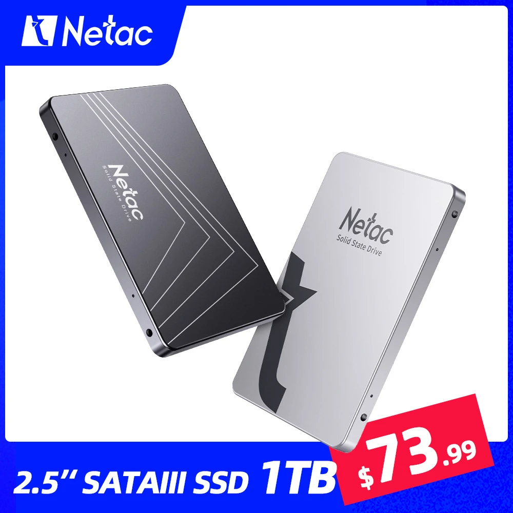 1tb internal ssd for laptop Netac SATA3 SSD 480GB 512GB SSD 1TB 2TB Hdd 2.5 SATA Internal Solid State SSD Hard Drive Disk for laptop computer best internal ssd for gaming