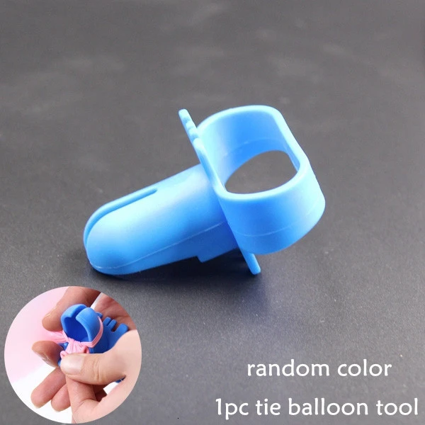 7 трубок держатель для шарика шар подставка колонна основа пластиковая цепь наклейка для ребенка душ Дети День рождения Свадьба принадлежности - Цвет: Tie Balloon Tool