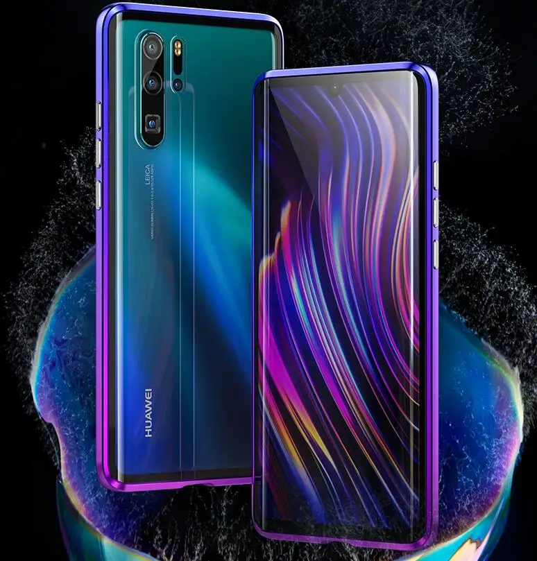 BOBYT для HUAWEI P30 P30pro полный корпус Магнитные защитные чехлы 360 Защита Передняя Задняя стеклянная защита P30 Pro
