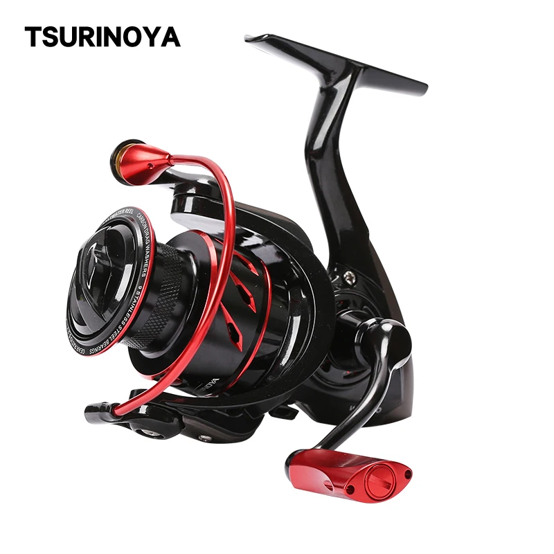 Спиннинговая Рыболовная катушка TSURINOYA WHIRLWING 800 1000 2000 11 кг мощность фрикциона 8 + 1 5 2: