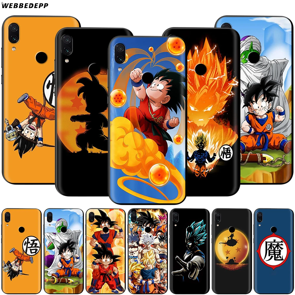 Чехол Dragon Ball Saiyan Goku для Xiaomi Redmi 4A 4X5 5A 6 6A 7 7A S2 Note Go K20 Pro Plus Prime 8T