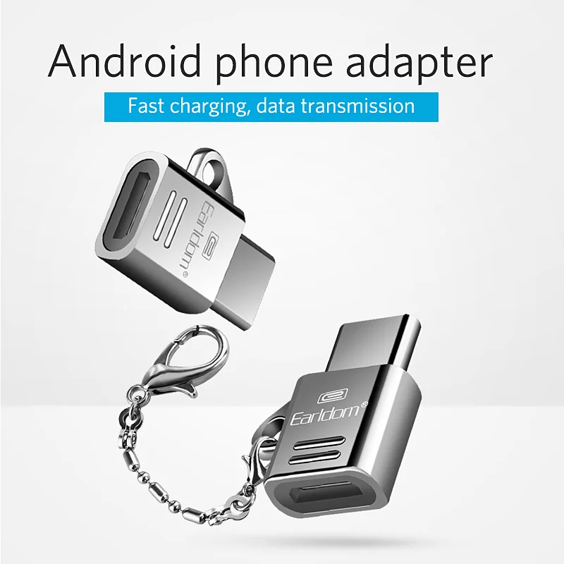 Earldom usb type C Мужской к Micro USB Женский c адаптер Разъем для зарядки конвертер