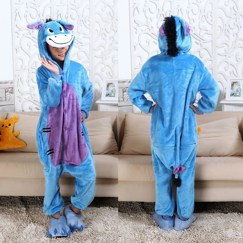 Kigurumi/детская одежда для сна для мальчиков и девочек; Пижама с единорогом; фланелевая детская пижама с единорогом; комплект зимних комбинезонов с животными