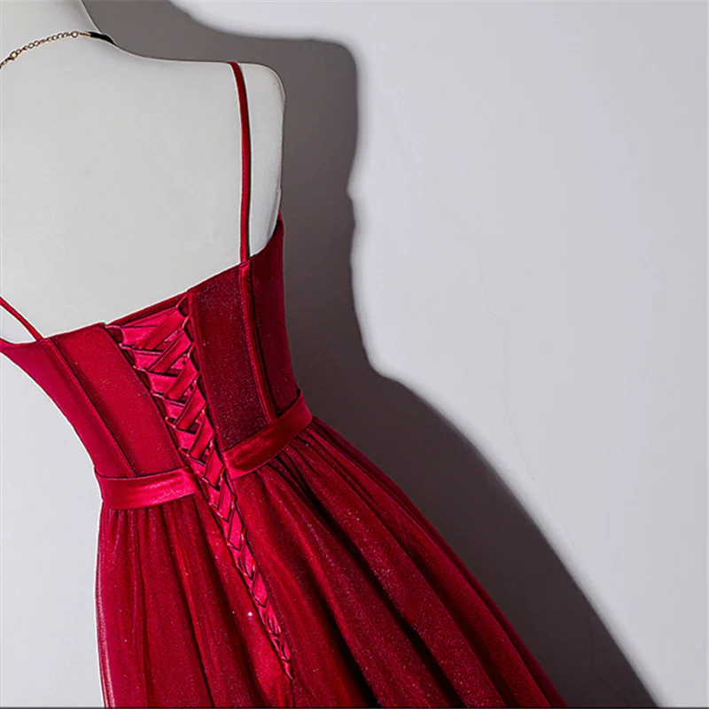 Это Yiiya платье для выпускного вечера Элегантное платье без бретелек vestidos de gala размера плюс без рукавов Бордовое платье женские вечерние платья OY177