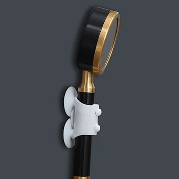 

Bathroom Strong Attachable Shower Head Holder Movable Bracket Powerful Suction ShowerSeat Holder Suction Cup Bathroom Accessory