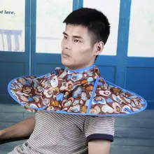 Узор для стрижки волос водонепроницаемая ткань детский нагрудник для стрижки волос накидка моделирование бороды накидка для салона семейный Зонт плащ для парикмахера