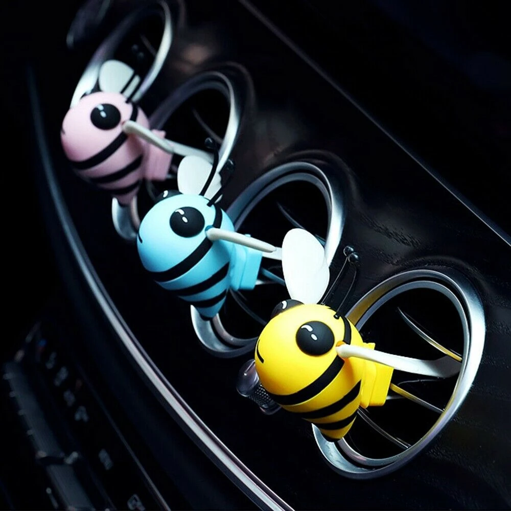 Creative Bee Car Air Freshener Vent Socket Clip Interior Decoration Flavor Auto Parfume Diffuser Car Fragrances Deodorant