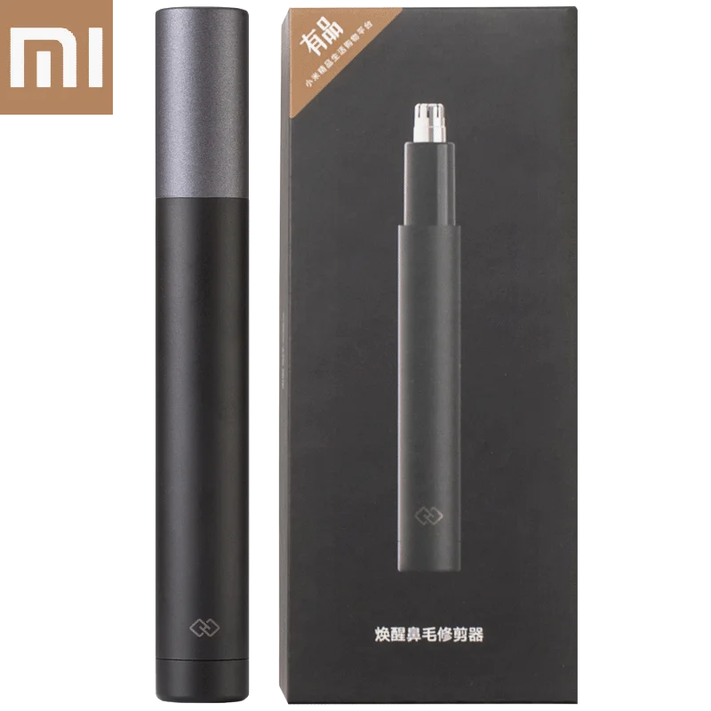 full package Xiaomi Mijia триммер для волос в носу HN1 мини острый портативный Электрический бритва для волос в носу водонепроницаемый безопасный очиститель для мужчин - Цвет: full package
