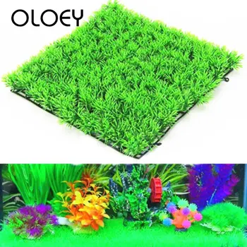 

Artificial Grass Mat Fake Moss Landscape Decoration Aquarium Fish Tank Simulation Plants Lawn Turf Green Grass