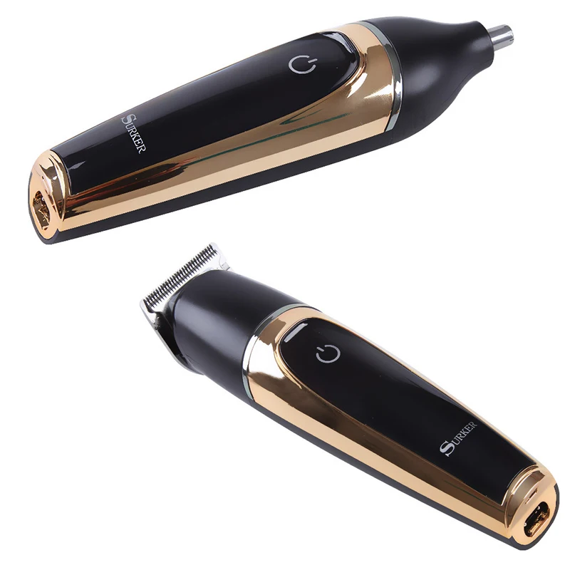 Surker Sk-903 многофункциональная бритва 3 в 1 электрическая поршневая бритва Lcd Цифровая машинка для стрижки волос Usb зарядка угловой Нос волос Tr