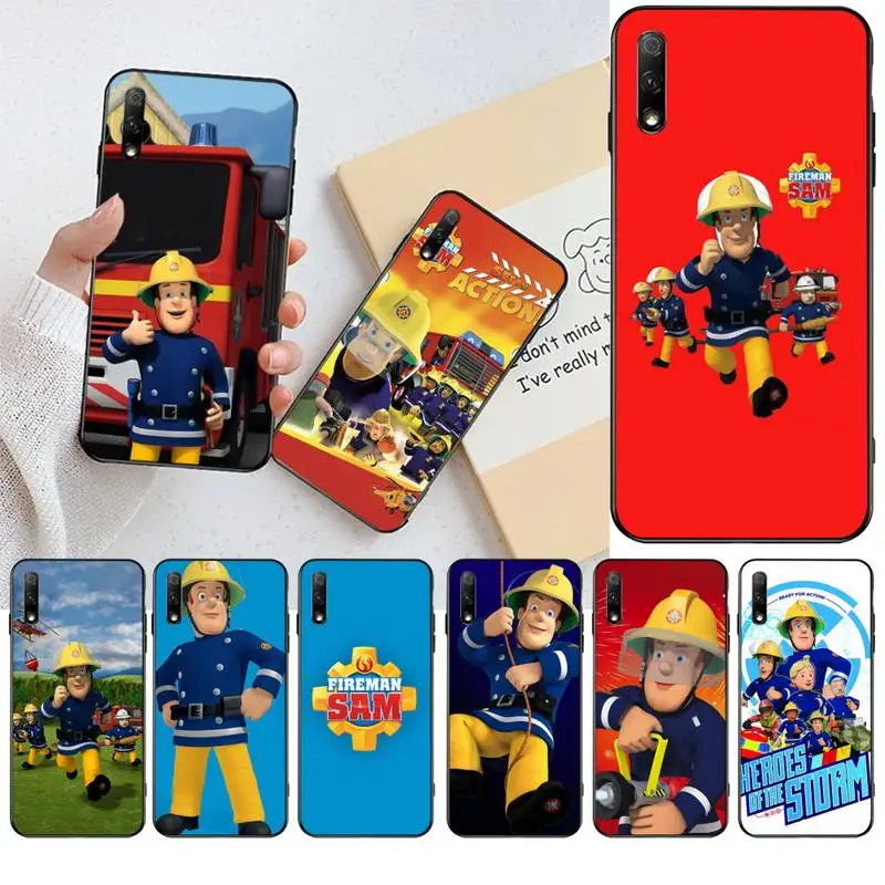 YJZFDYRM Fireman Sam детский художественный чехол Оболочка Чехол для телефона Huawei Nova 6se 7