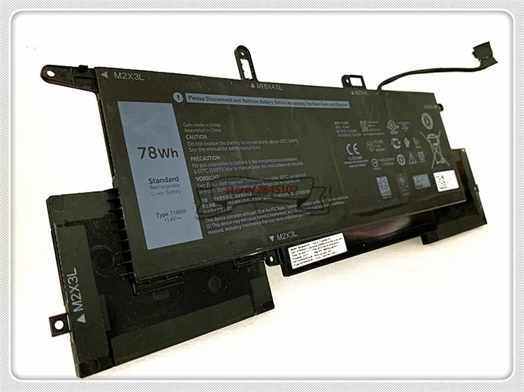 GYIYGY 7146W 11,4 V 78Wh ноутбук Батарея для DELL Тип E7270 E7260 серии Тетрадь 0C76H7 08W3YY 2K0CK