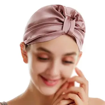 

1 Pc Silk Hair Drying Hat Useful Water Absorption Hat Fast Drying Hair Cap For Home Bathroom (Rubber Red)