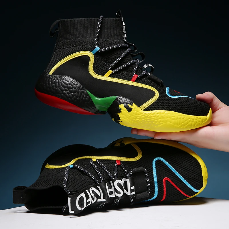 Мужская спортивная обувь для бега, мужские кроссовки, носки, спортивные кроссовки, мужские цветные высокие кроссовки, zapatillas hombre Deportiva