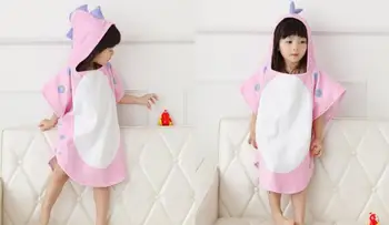 

Baby towels with a hood with a paw dinosaur poncho with a hood Baby Bath Towels Baby beach towels bathrobe for babies for 0 to 6