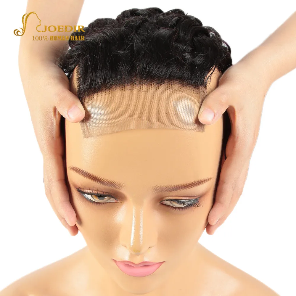 

Joedir Hair Water Wave Lace Closure Brazilian Water Wave Lace Closure Wet And Wavy Closure With Baby Hair Natural Black 1B Color