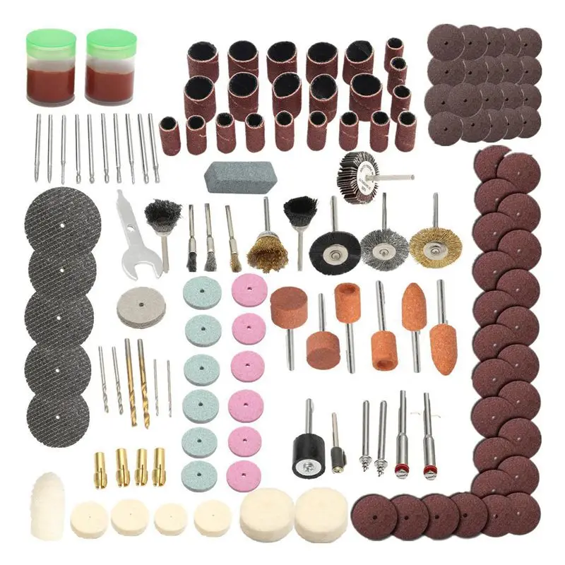 

142Pcs Electric Grind Mini Rotary Power Drill Tool Accessory Kit Set