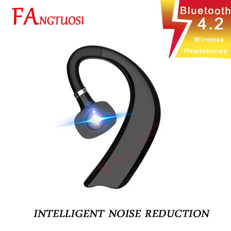 FANGTUOSI, новые беспроводные bluetooth-наушники с громкой связью, с управлением шумом, деловая гарнитура с микрофоном, наушники с Ушными крючками дл... FANGTUOSI, новые беспроводные bluetooth-наушники с громкой связью, с управлением шумом, деловая гарнитура с микрофоном, наушники с Ушными крючками дл...