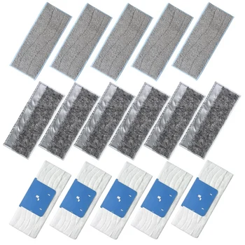 

Robot Vacuum 5x Wet Water+ 6x Dry Water+ 5x Disposable Mop Cloths Pad for Irobot M6 Robotic Vacuum Cleaner Parts Replacement