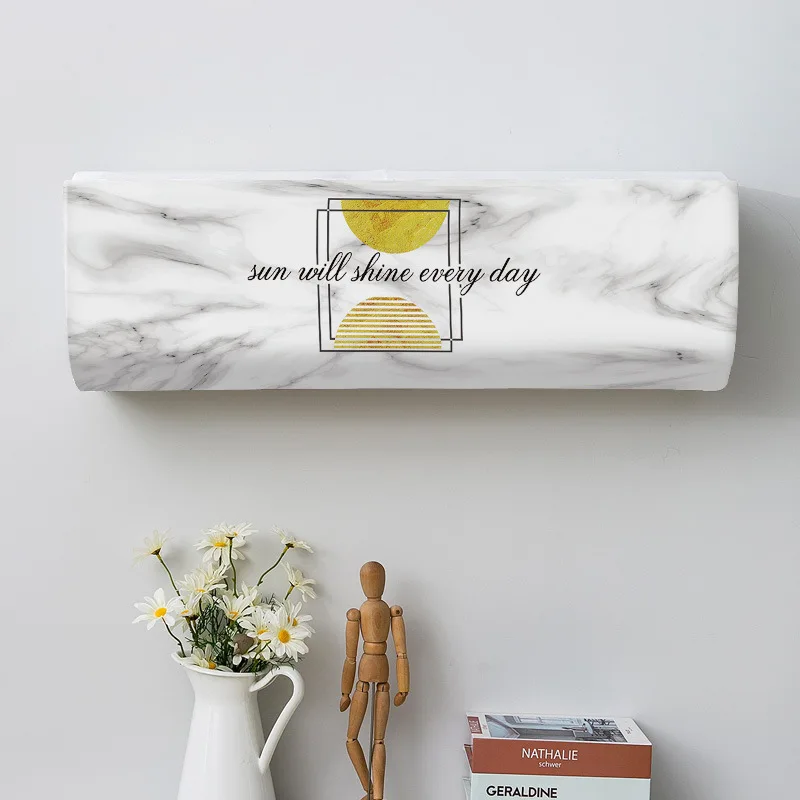 Hiseng Housse De Protection Climatiseur Interieur, Élastique Couvercle Anti-Poussière Pour Climatiseur Monobloc Mural, Pour La Plupart Des